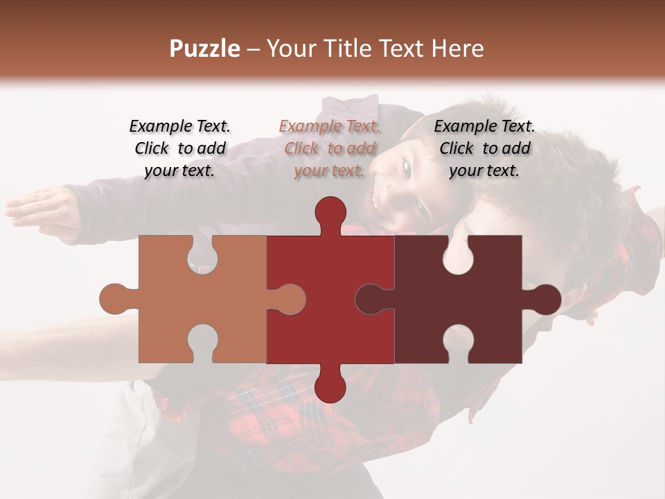 Cute Modern People PowerPoint Template