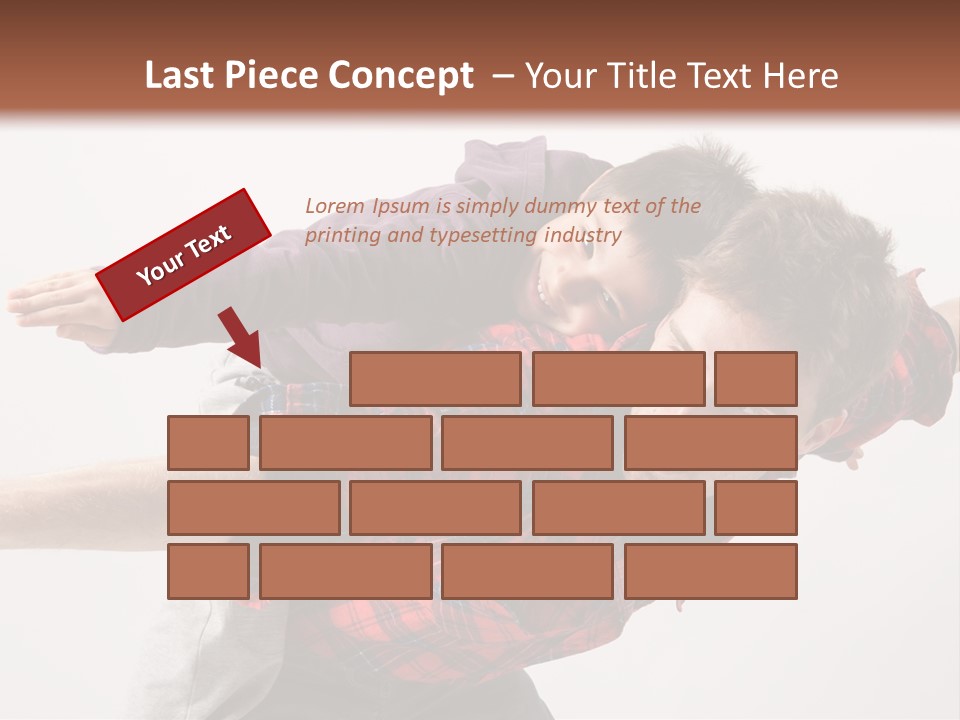 Cute Modern People PowerPoint Template