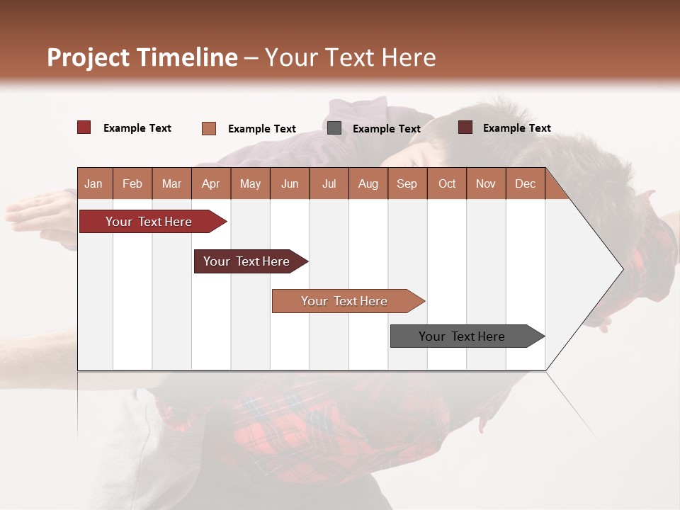 Cute Modern People PowerPoint Template