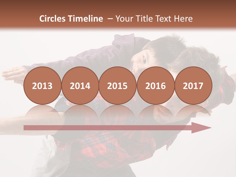 Cute Modern People PowerPoint Template