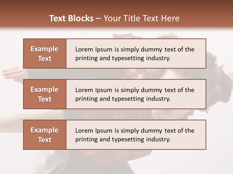 Cute Modern People PowerPoint Template