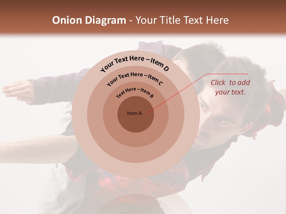 Cute Modern People PowerPoint Template