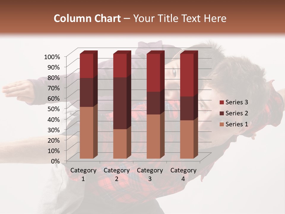 Cute Modern People PowerPoint Template