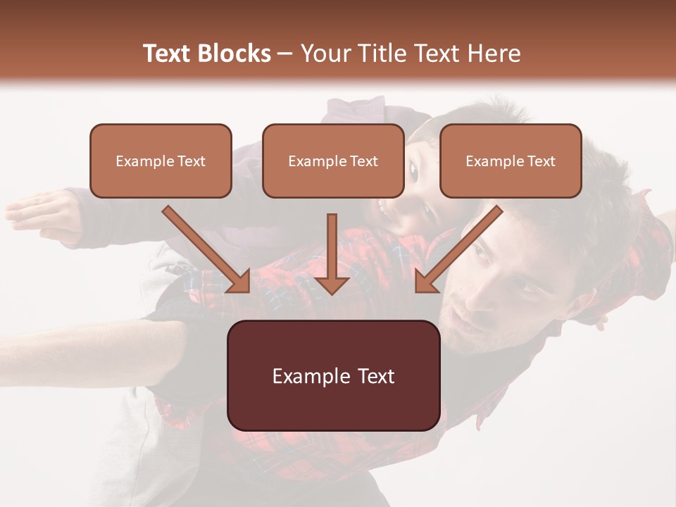 Cute Modern People PowerPoint Template