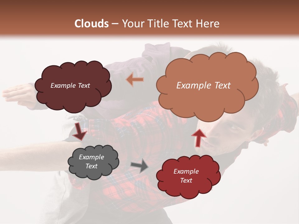 Cute Modern People PowerPoint Template