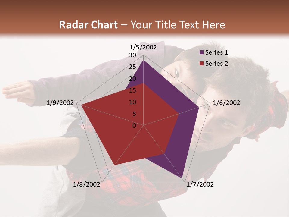 Cute Modern People PowerPoint Template