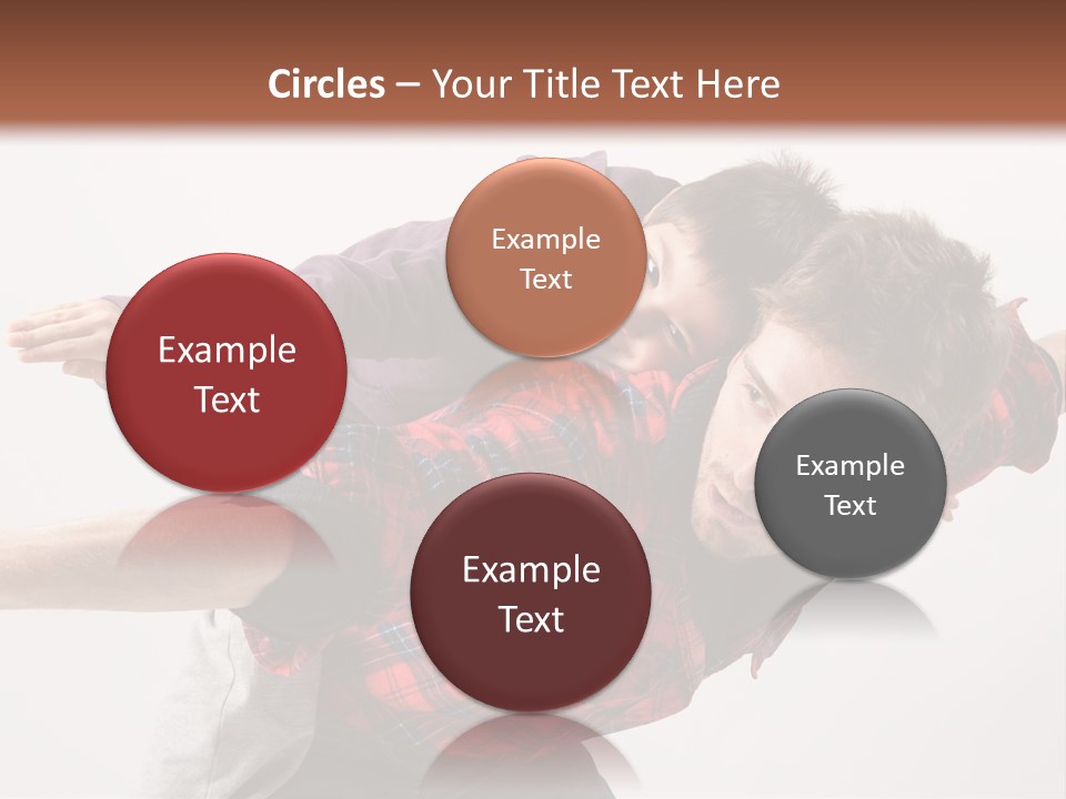 Cute Modern People PowerPoint Template