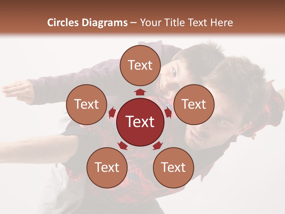 Cute Modern People PowerPoint Template