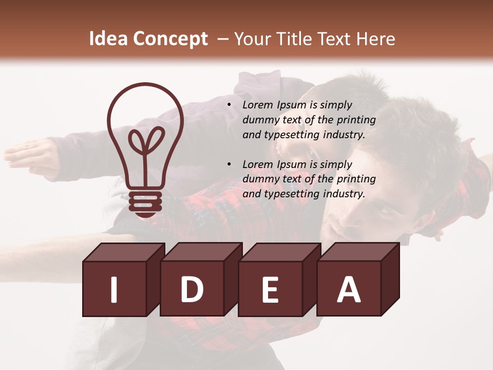 Cute Modern People PowerPoint Template