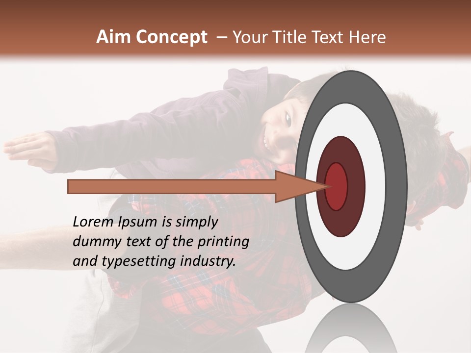 Cute Modern People PowerPoint Template