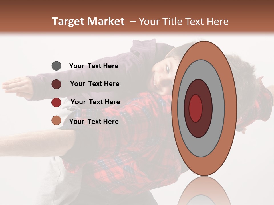 Cute Modern People PowerPoint Template