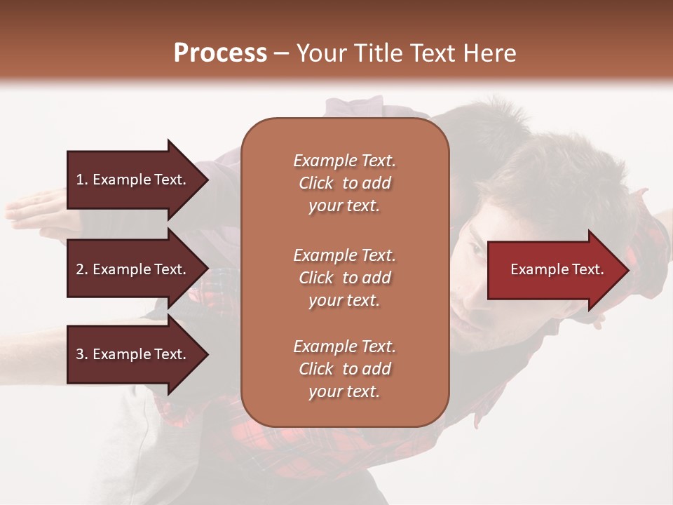 Cute Modern People PowerPoint Template
