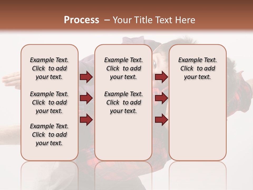 Cute Modern People PowerPoint Template