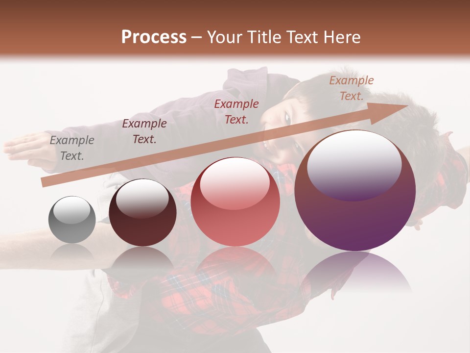 Cute Modern People PowerPoint Template