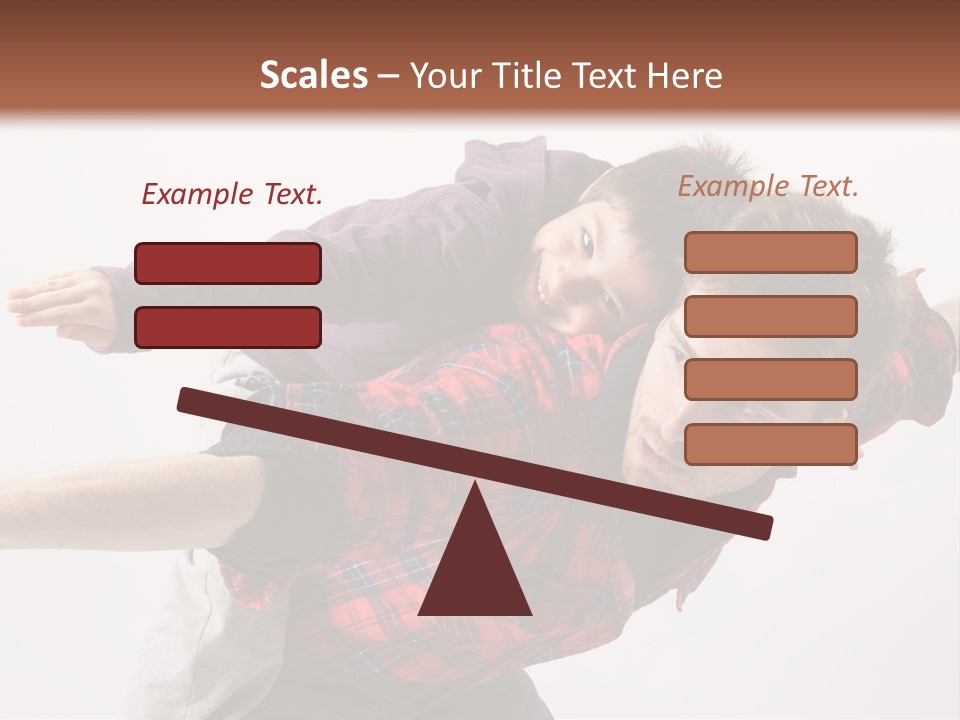 Cute Modern People PowerPoint Template