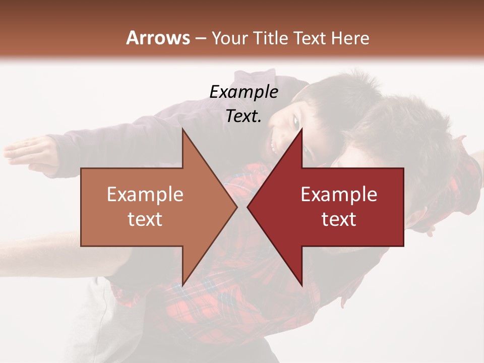 Cute Modern People PowerPoint Template