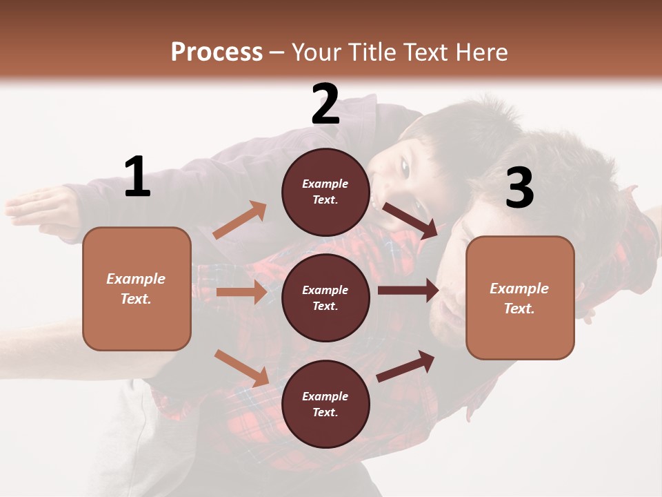 Cute Modern People PowerPoint Template