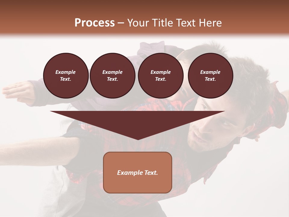 Cute Modern People PowerPoint Template