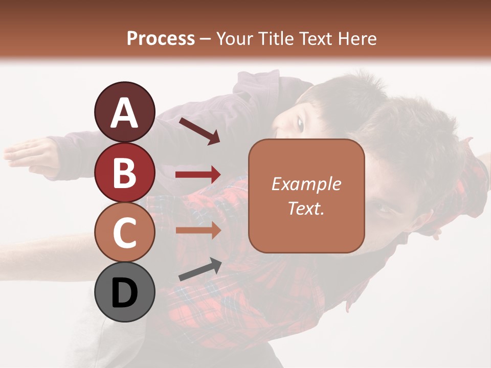 Cute Modern People PowerPoint Template