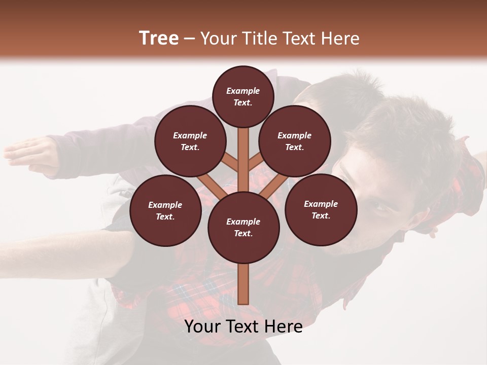 Cute Modern People PowerPoint Template