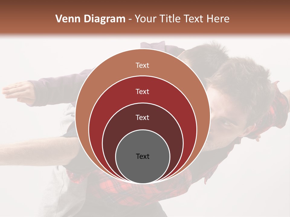 Cute Modern People PowerPoint Template