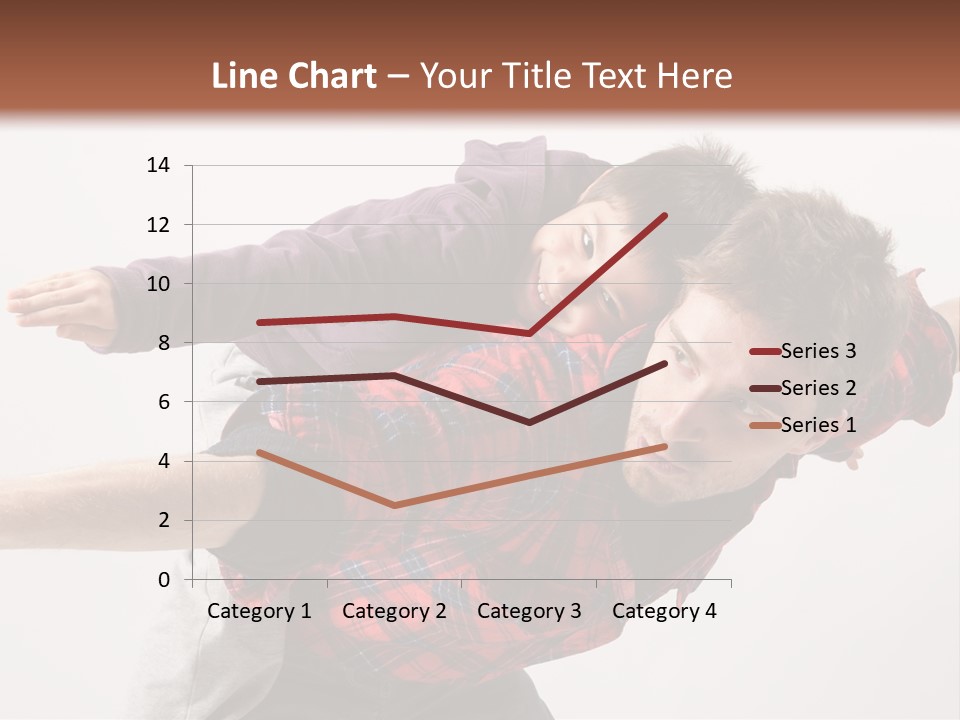 Cute Modern People PowerPoint Template