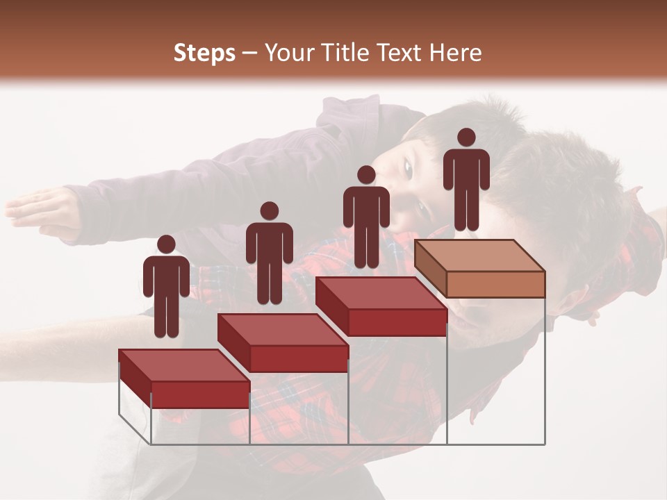 Cute Modern People PowerPoint Template