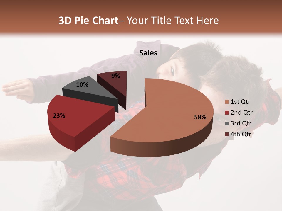Cute Modern People PowerPoint Template