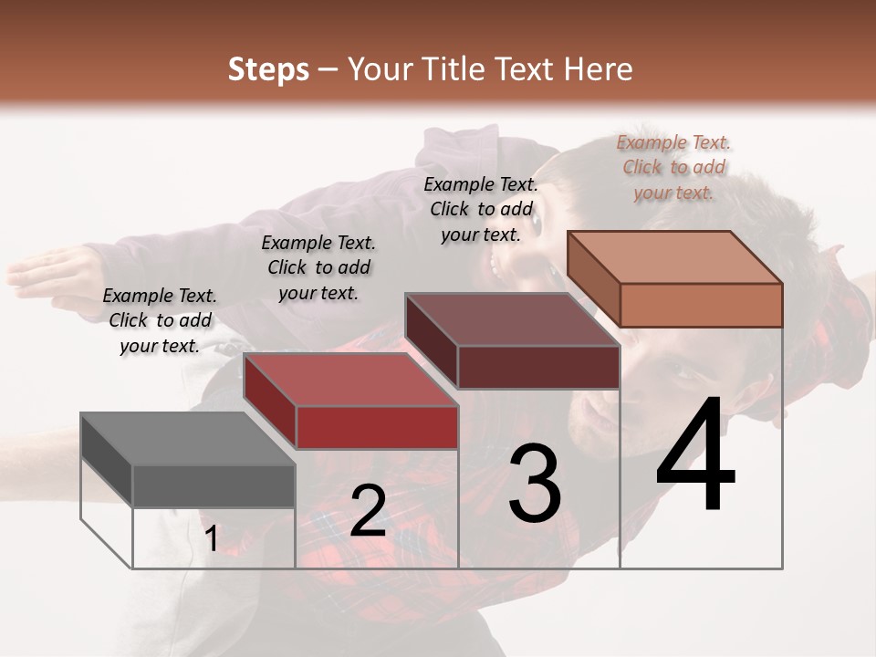 Cute Modern People PowerPoint Template