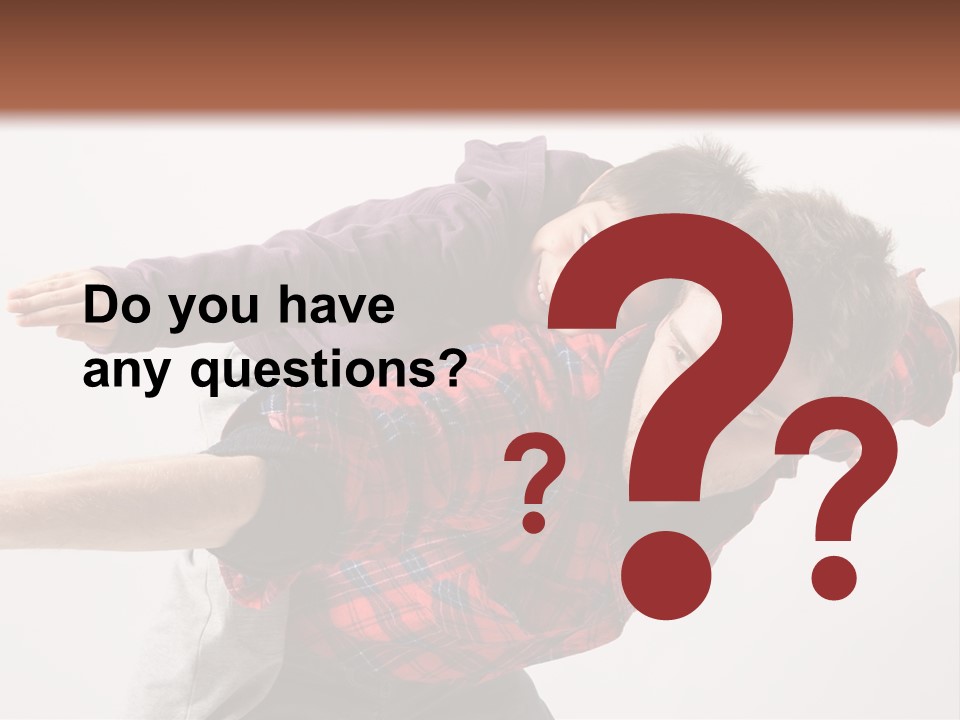 Cute Modern People PowerPoint Template