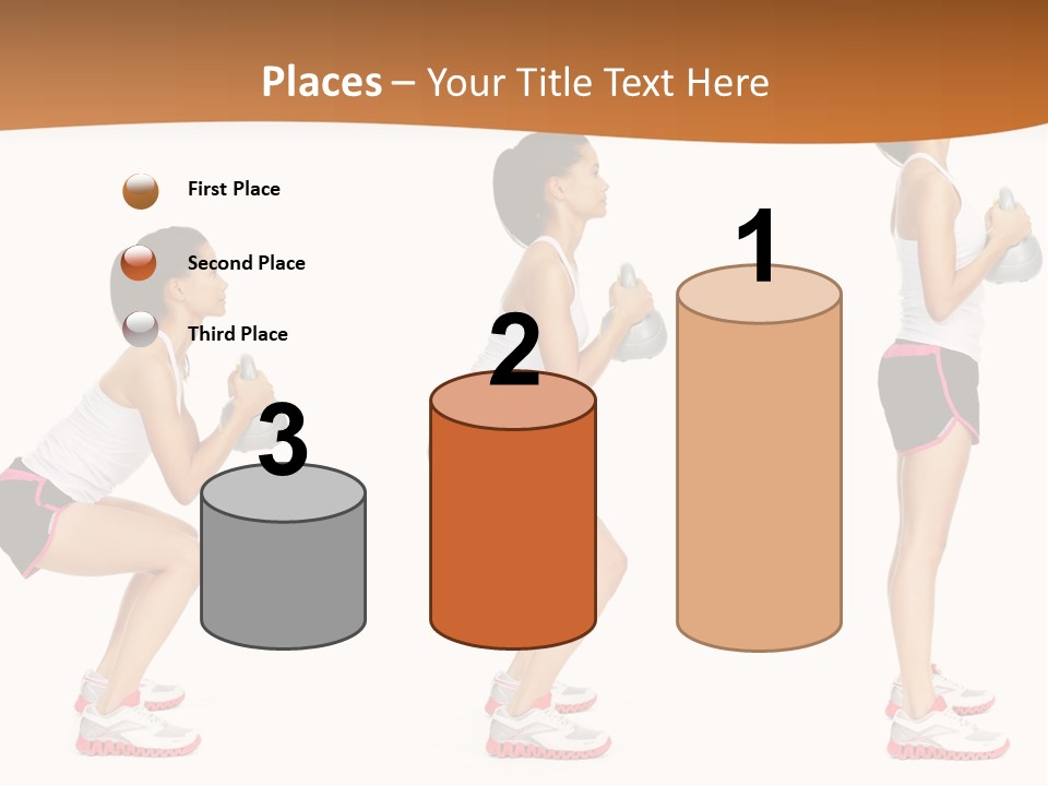 Fitness Person Isolated PowerPoint Template