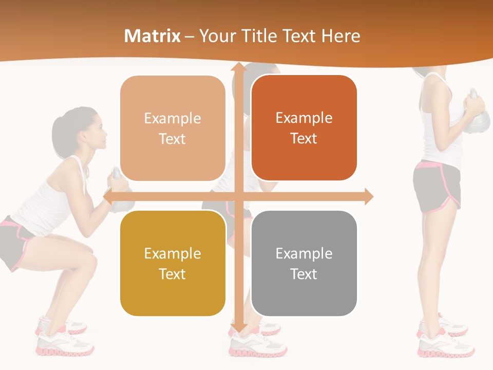 Fitness Person Isolated PowerPoint Template