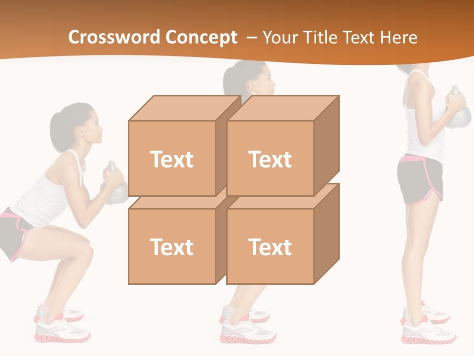 Fitness Person Isolated PowerPoint Template