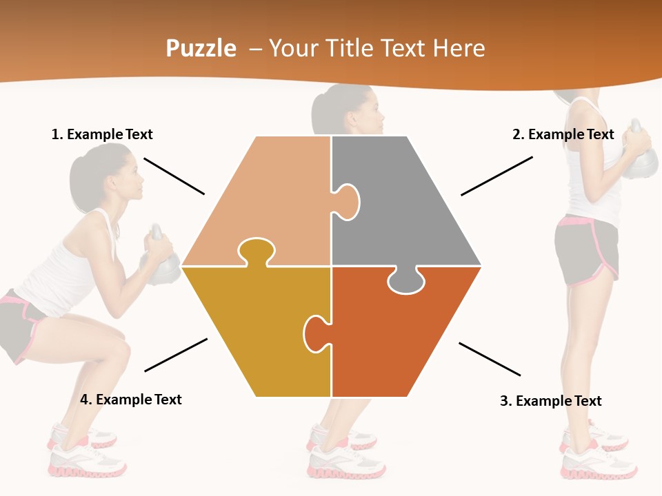 Fitness Person Isolated PowerPoint Template