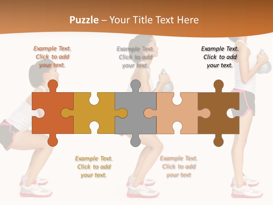 Fitness Person Isolated PowerPoint Template