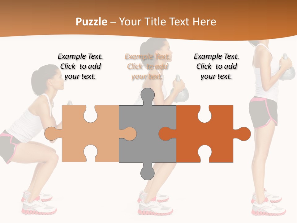 Fitness Person Isolated PowerPoint Template