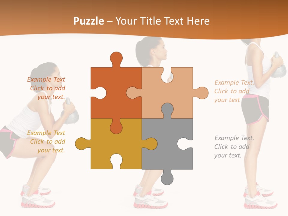 Fitness Person Isolated PowerPoint Template