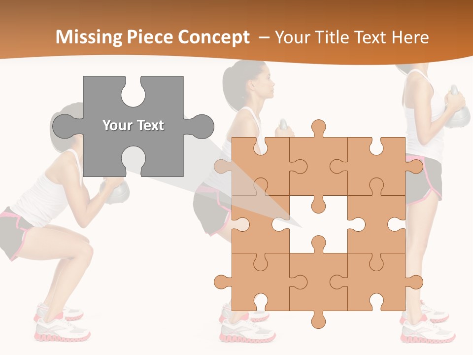 Fitness Person Isolated PowerPoint Template