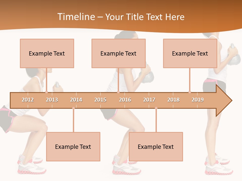 Fitness Person Isolated PowerPoint Template