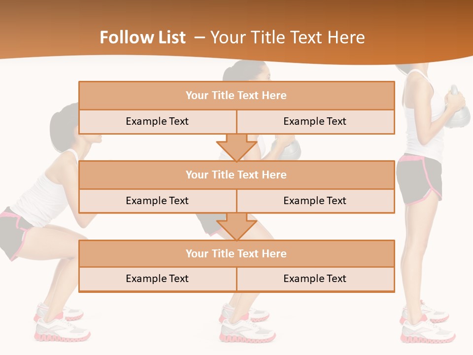 Fitness Person Isolated PowerPoint Template
