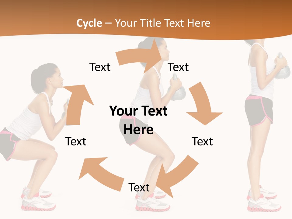 Fitness Person Isolated PowerPoint Template