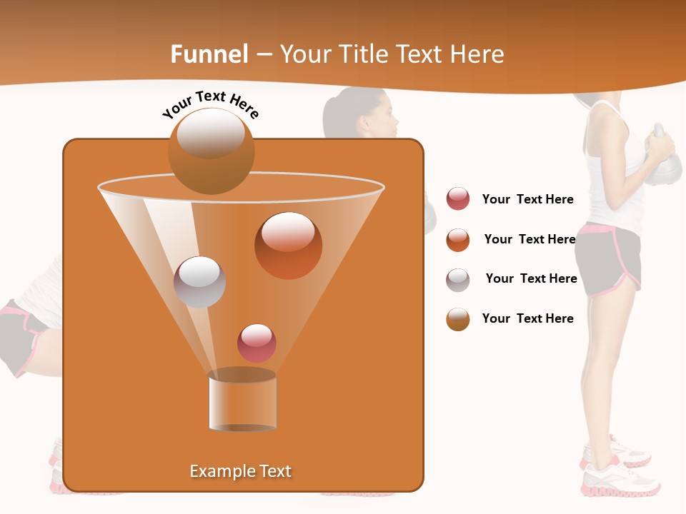 Fitness Person Isolated PowerPoint Template