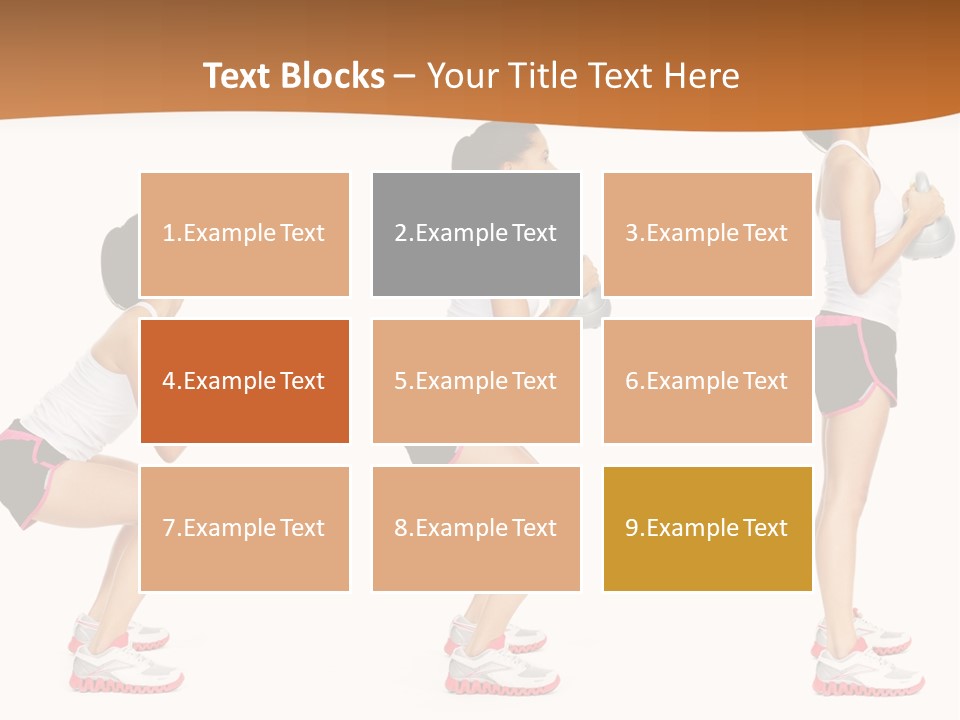 Fitness Person Isolated PowerPoint Template