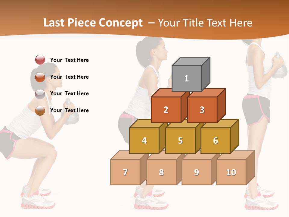 Fitness Person Isolated PowerPoint Template