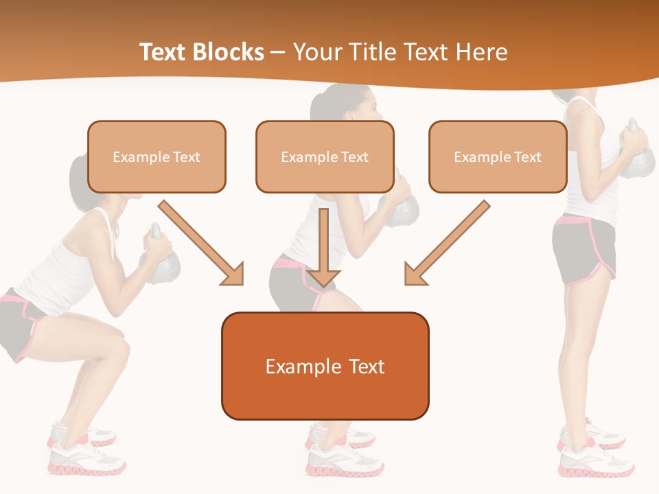 Fitness Person Isolated PowerPoint Template