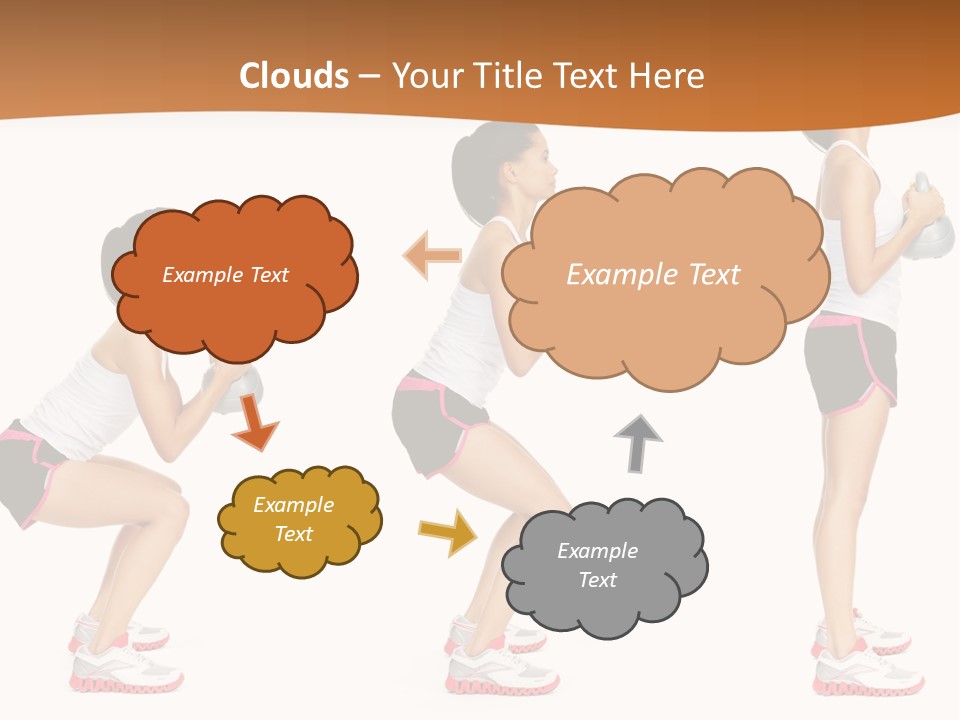 Fitness Person Isolated PowerPoint Template