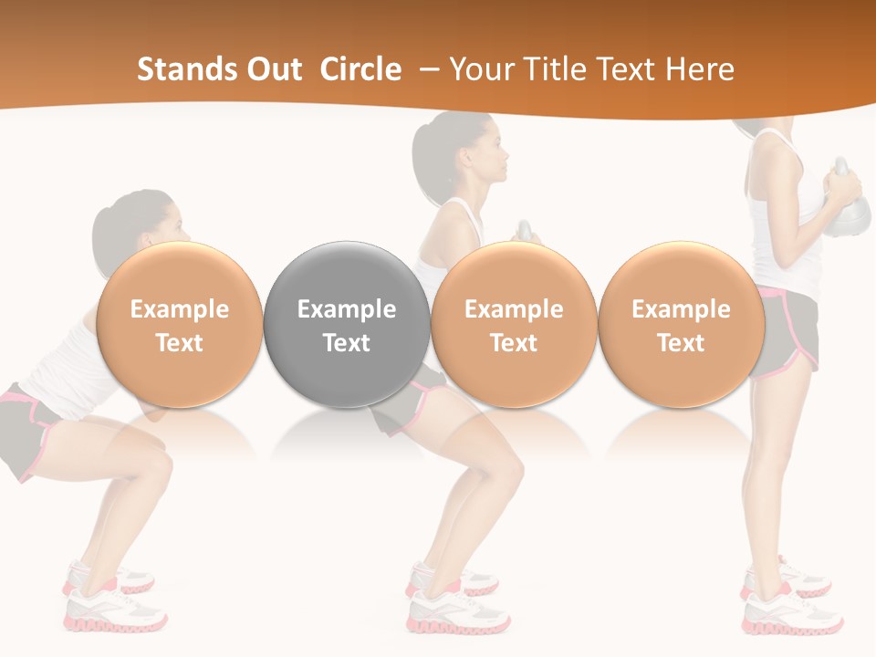 Fitness Person Isolated PowerPoint Template