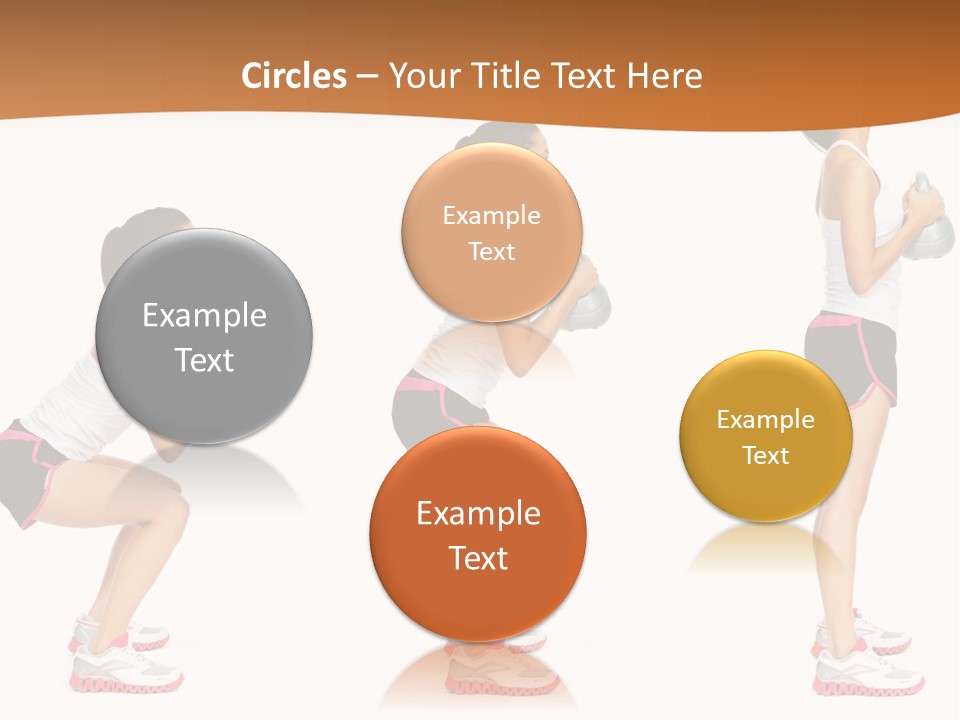 Fitness Person Isolated PowerPoint Template