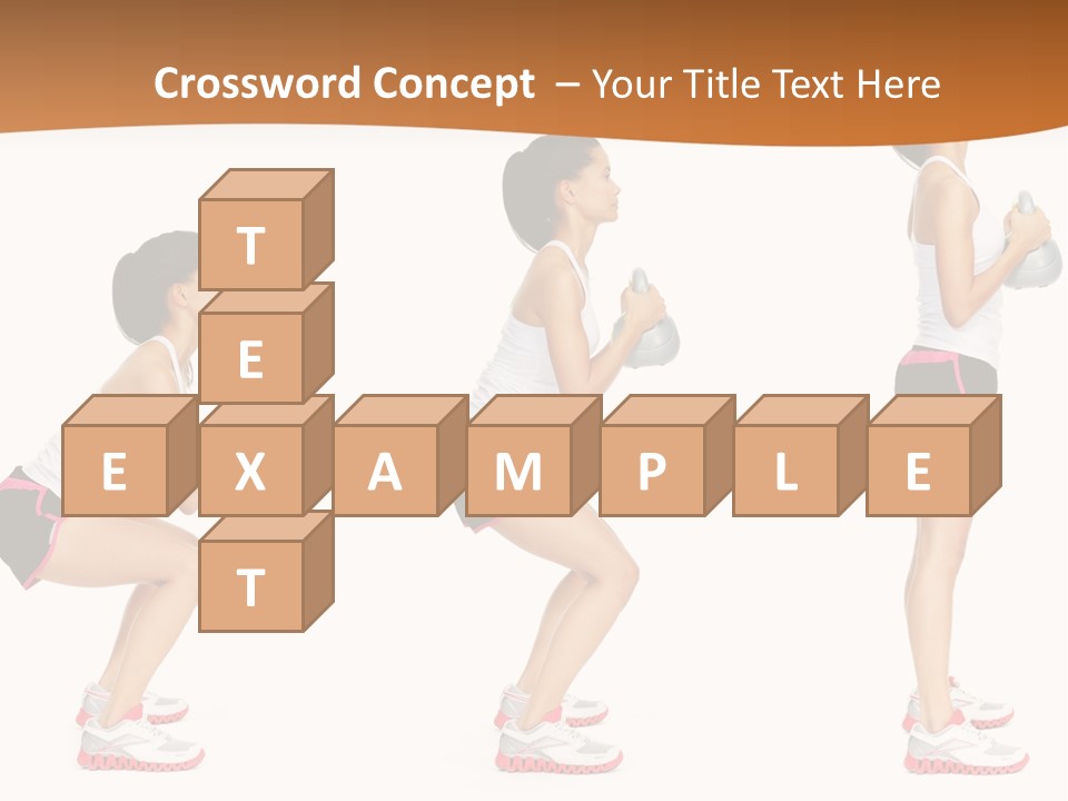 Fitness Person Isolated PowerPoint Template