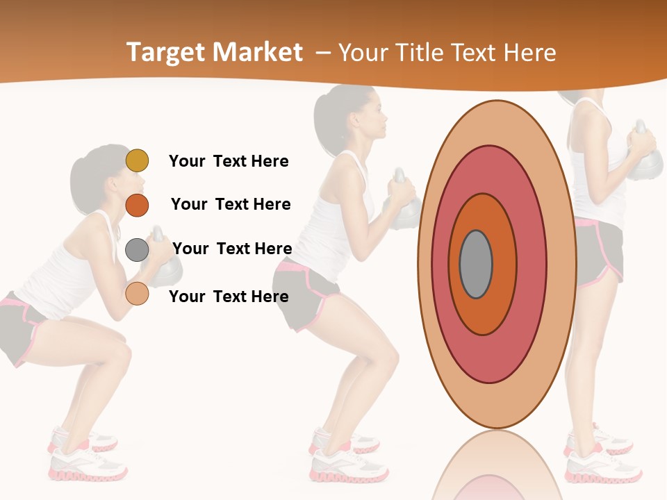 Fitness Person Isolated PowerPoint Template